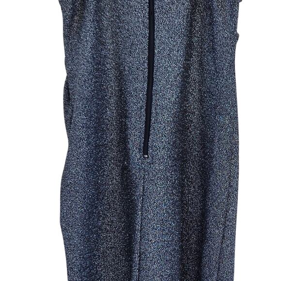 Windsor black & silver shiny cocktail above knee dress size M - Picture 5 of 11